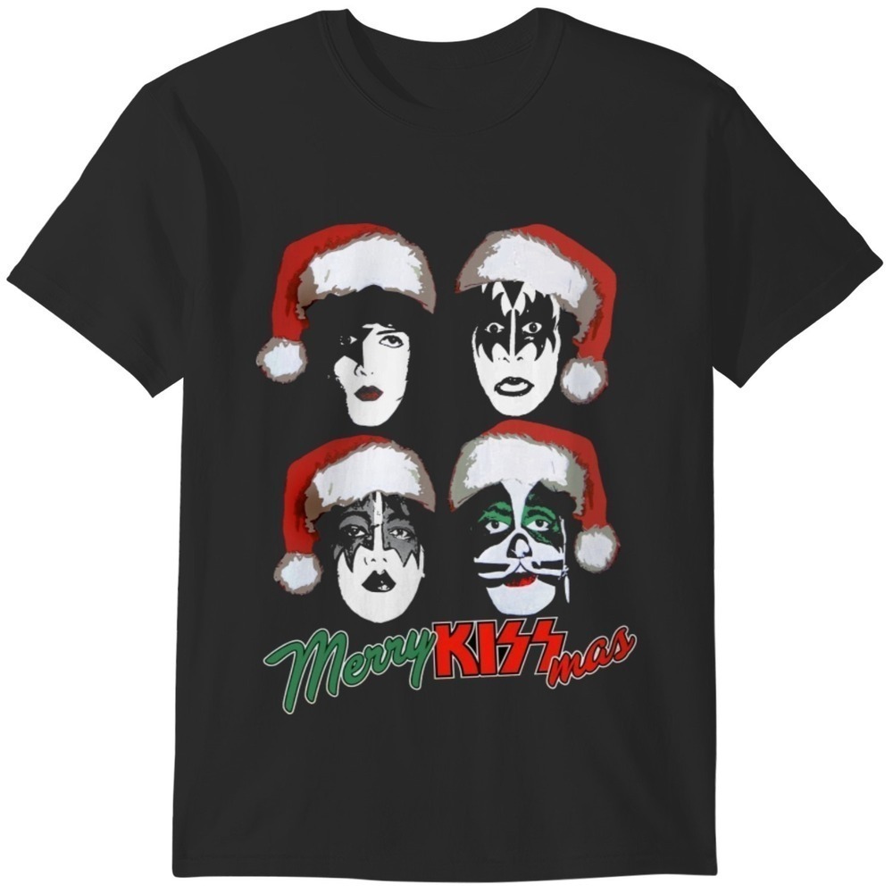 KissMas Dynasty Kiss Christmas Rock Band Holiday Graphic Fan Style Gift T-Shirt